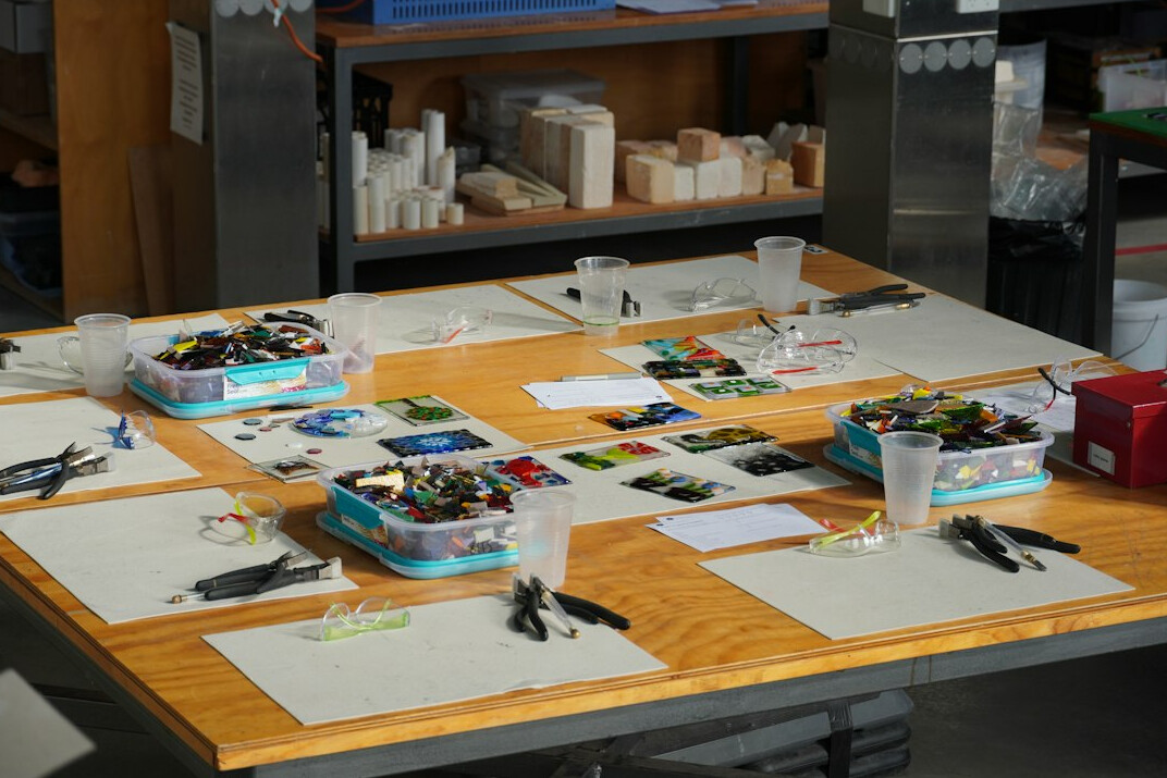 recovered jewels on table